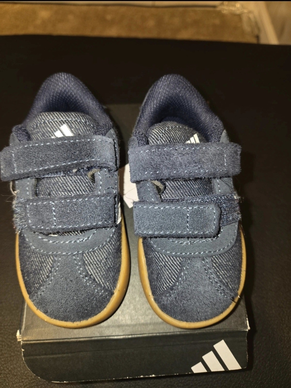 Adidas Kids Navy Blue Velcro Sneakers